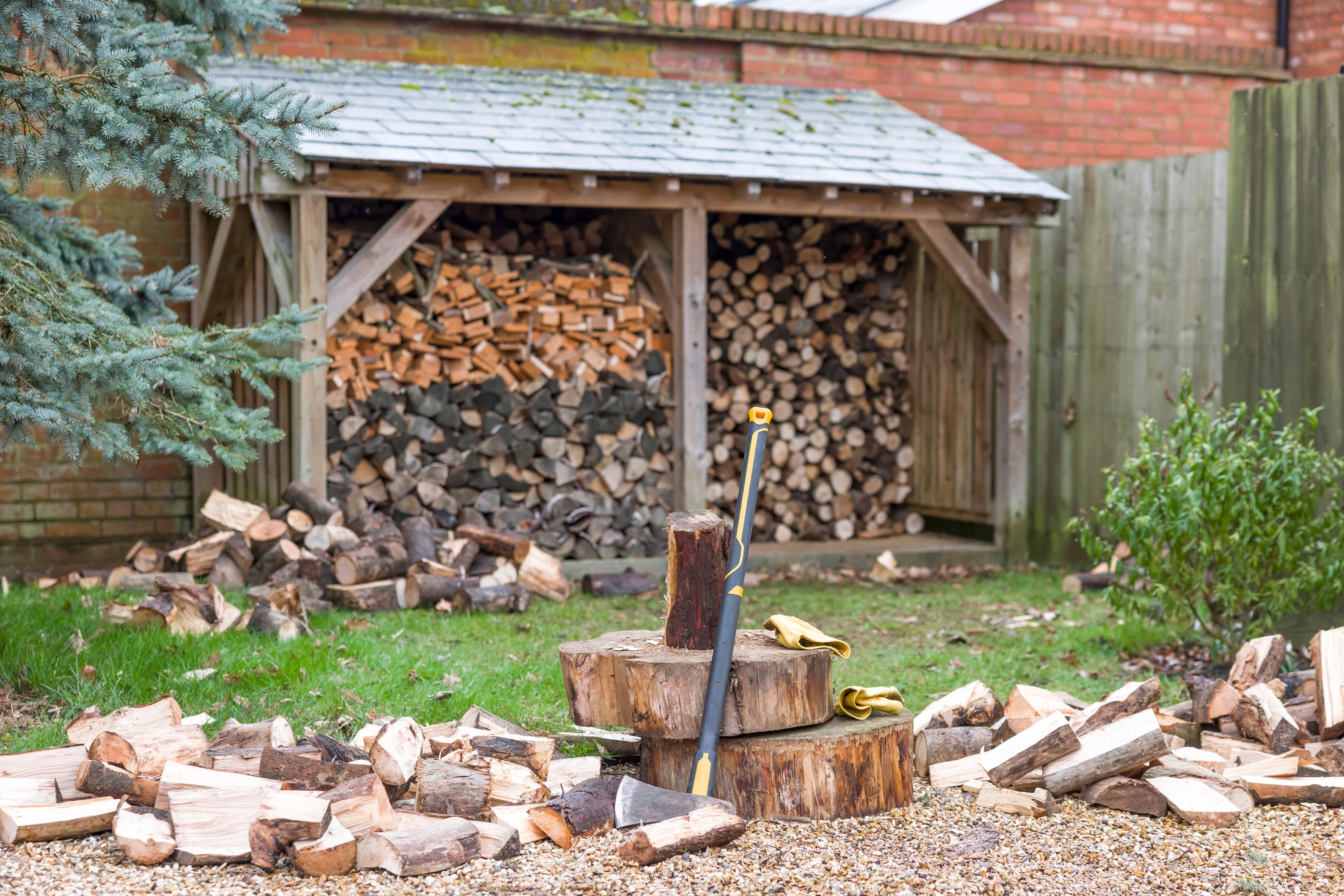 Stockage de bois